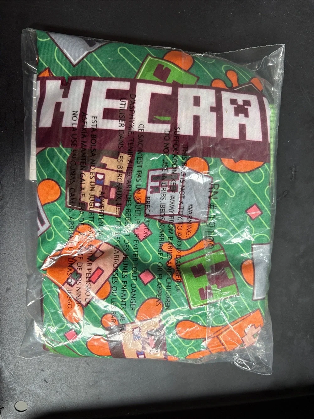 Kids Drawstring Swim Shorts in Green - Fun Cartoon Print MINDCRAFT SIZE 7